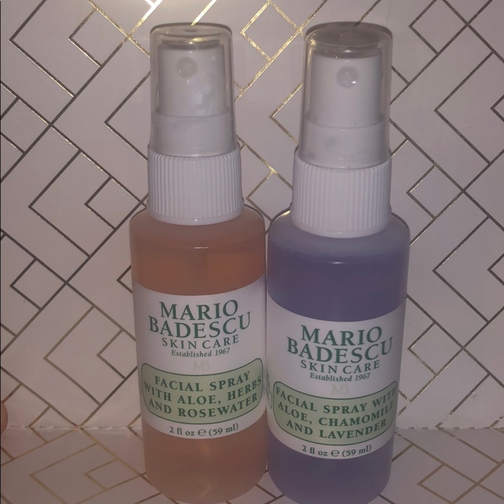 NWOT Mario Badescu 2 pack Facial Spray
